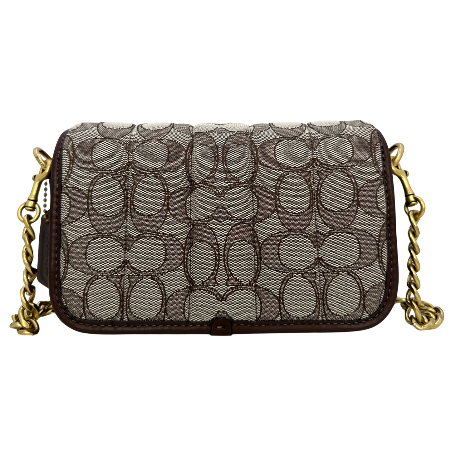 Coach Dinky 18 In Signature Jacquard With Quilting 195031295201