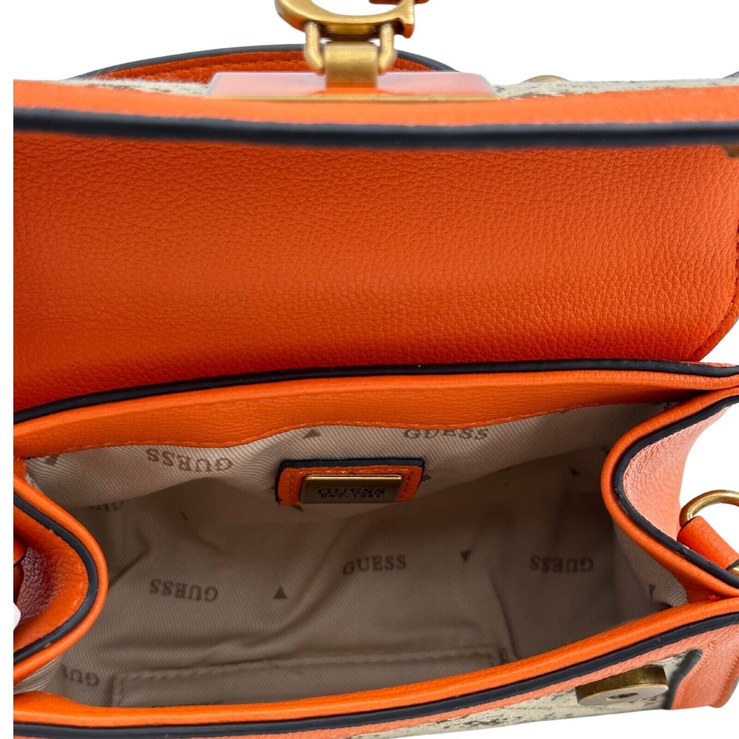 GUESS Stephi Jacquard Logo Micro Mini Bag