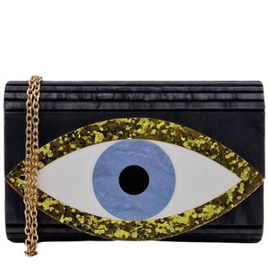 Kurt Geiger London Evil Eye Acrylic Party Clutch - 400014652046
