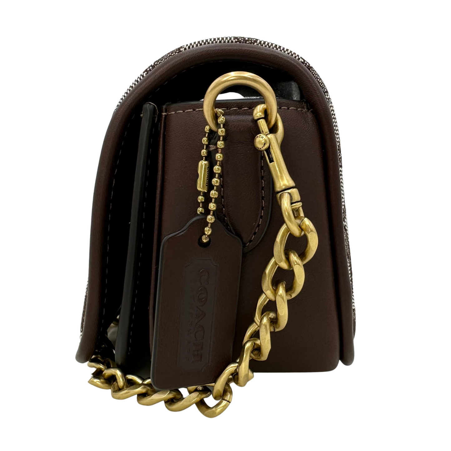 Coach Dinky 18 In Signature Jacquard With Quilting 195031295201