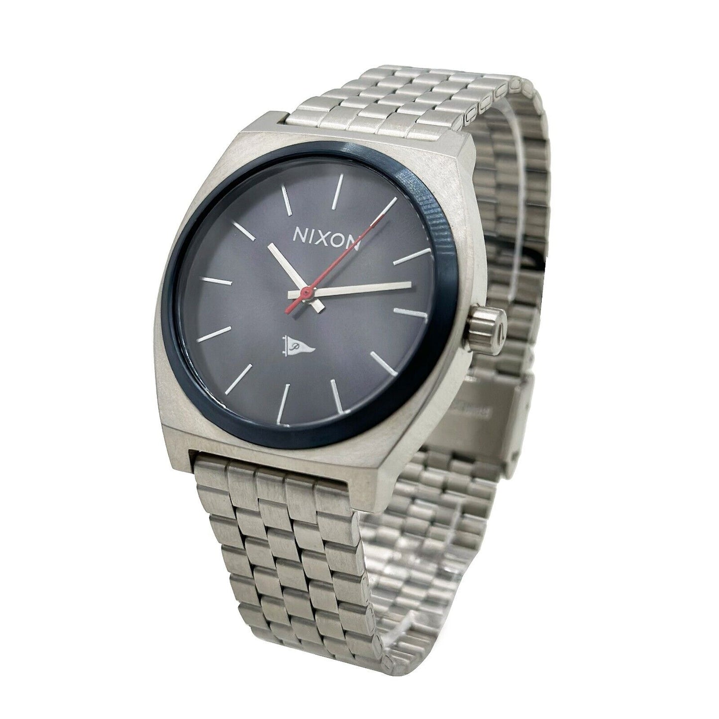 Nixon Blue Dial Stainless Steel Band Men's Watch 882902909540