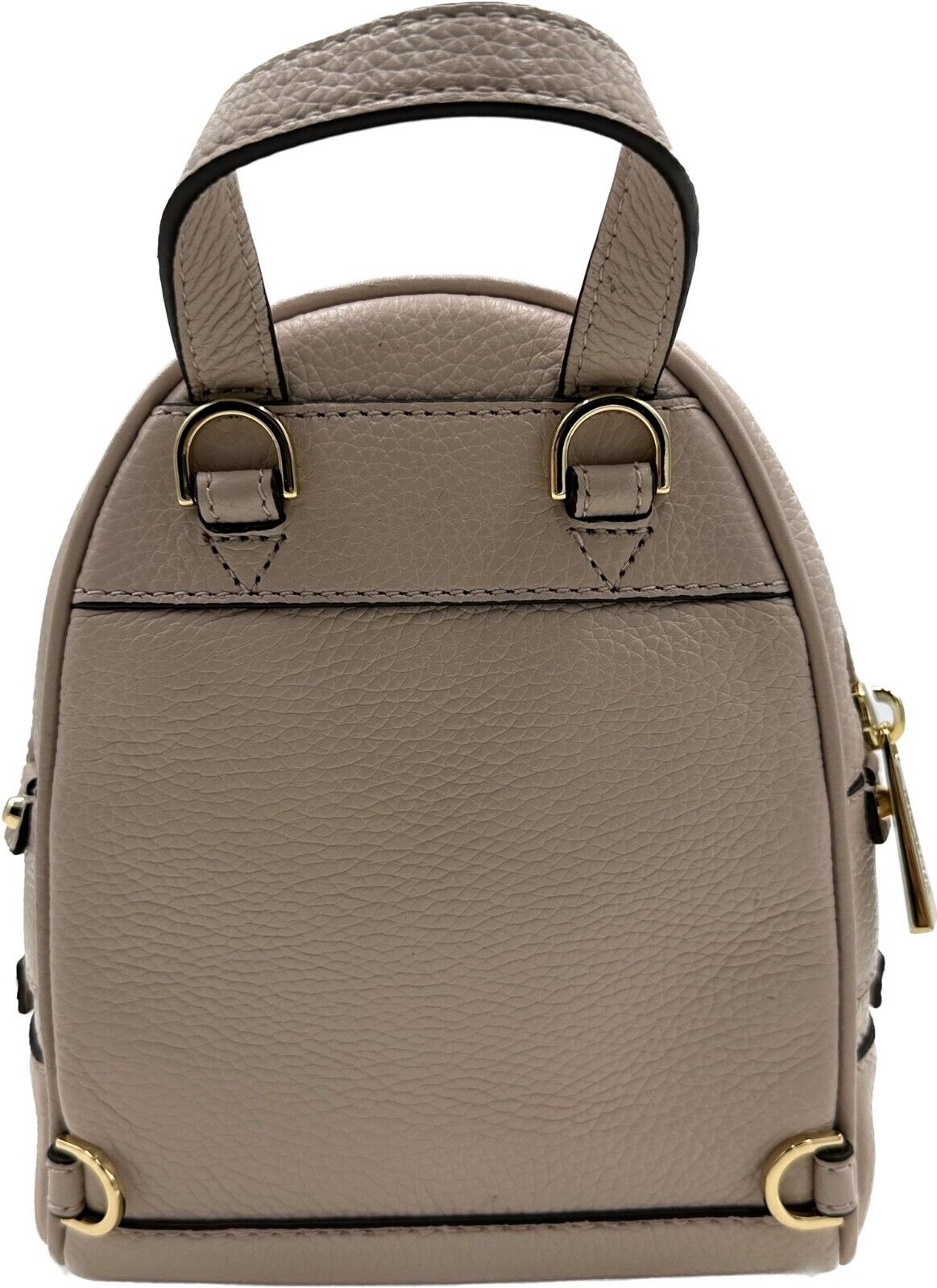 Michael Kors Rhea Mini Mochila De Cuero Rosa Suave