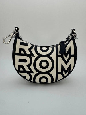Fendi X Marc Jacobs Nano Fendigraphy Charm Bag - White/Black - www.unoo.com