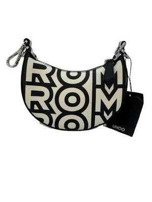 Fendi X Marc Jacobs Nano Fendigraphy Charm Bag - White/Black - www.unoo.com