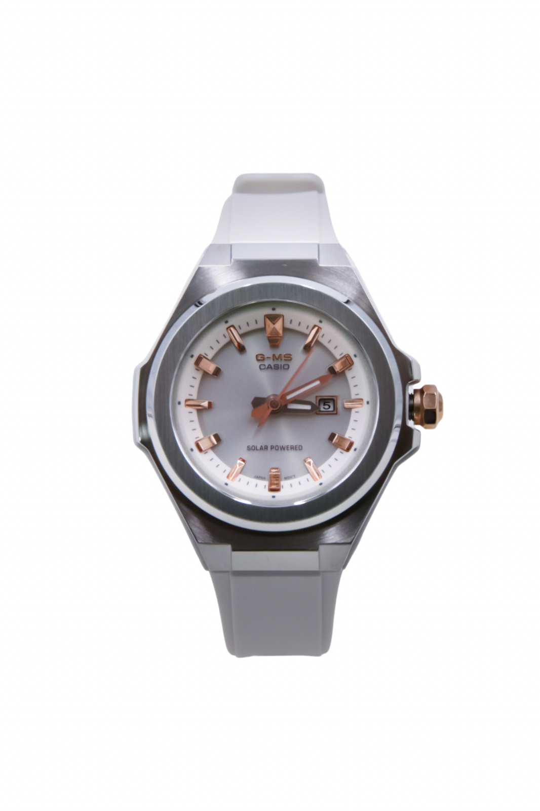 Casio G-Shock G-MS Women's Solar Powered White Strap Watch MSGS500-7A 889232259338