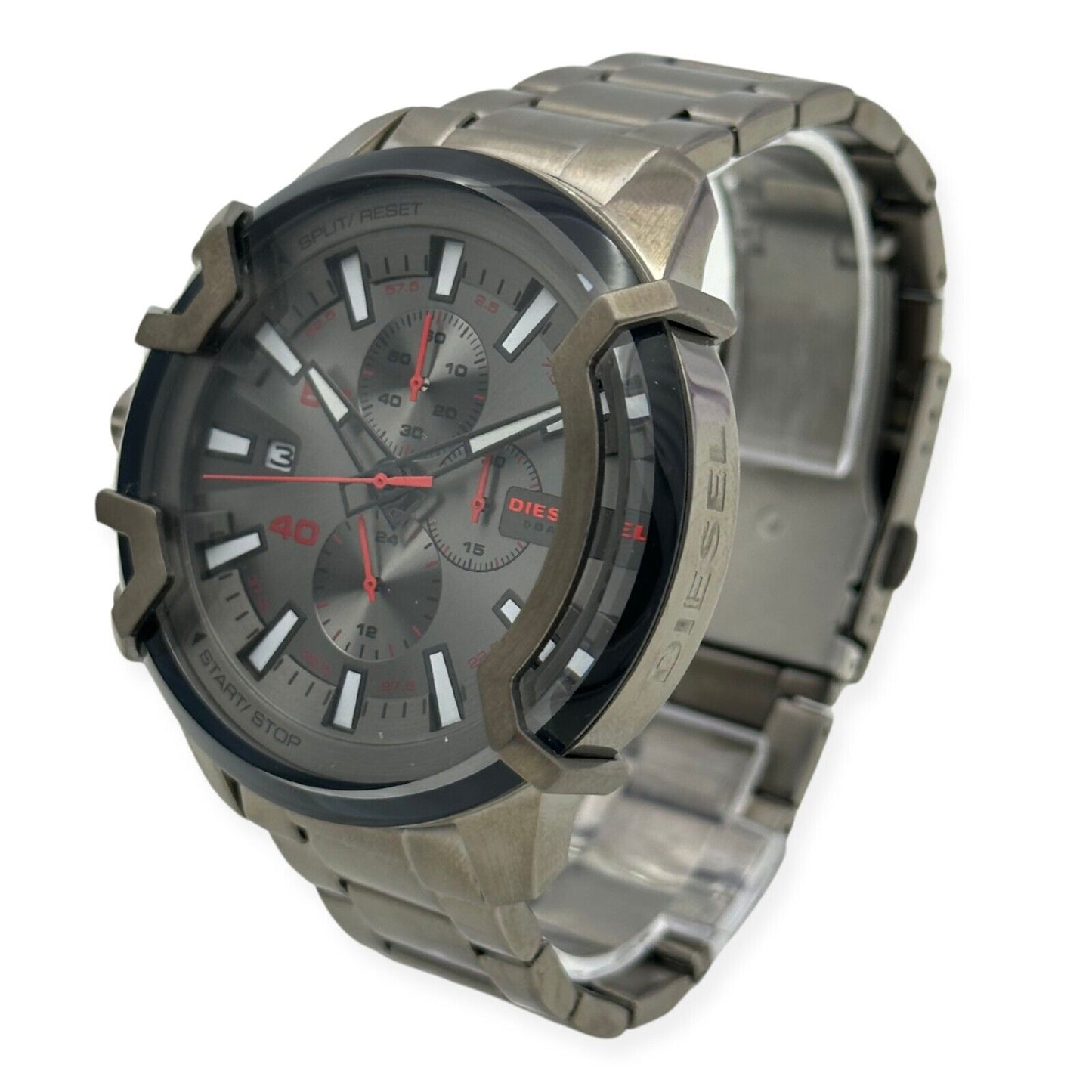 Diesel Men's Griffed Stainless Steel Chronograph Quartz Watch - DZ4586