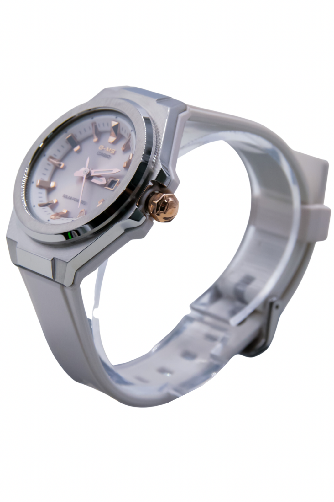 Casio G-Shock G-MS Women's Solar Powered White Strap Watch MSGS500-7A 889232259338