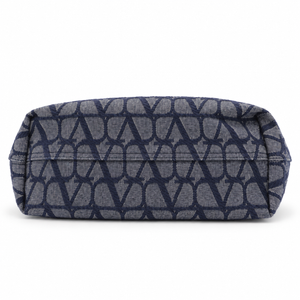 Valentino Garavani VLogo Denim Tote Bag Blue Large Designer Shoulder Bag – additional photo 6