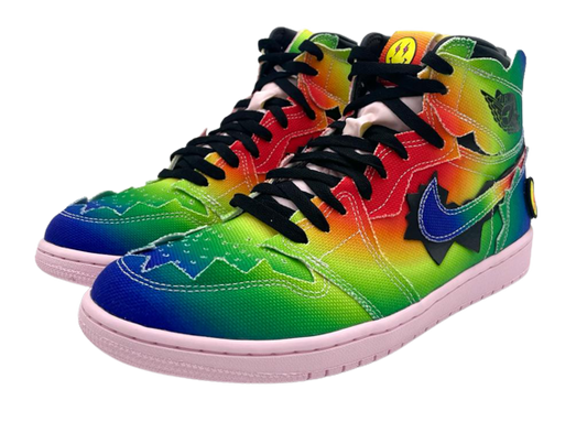 Air Jordan 1 Retro High OG J Balvin Zapatillas altas multicolor/negras - Talla 10.5