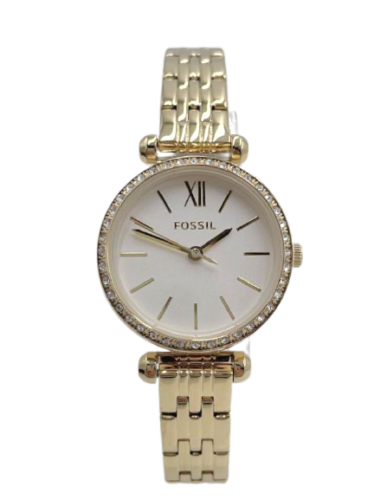 Fossils Tillie Three-Hand Gold-Tone Stainless Steel Watch BQ3498