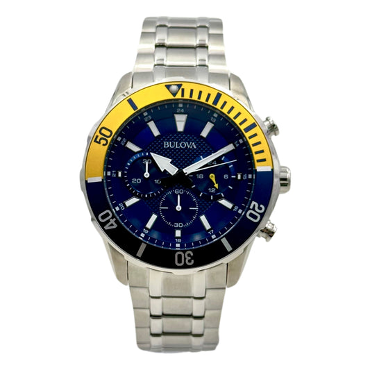 Bulova Men's Chronograph Quartz Watch with Stainless Steel Strap - 98A245 - 42429577190