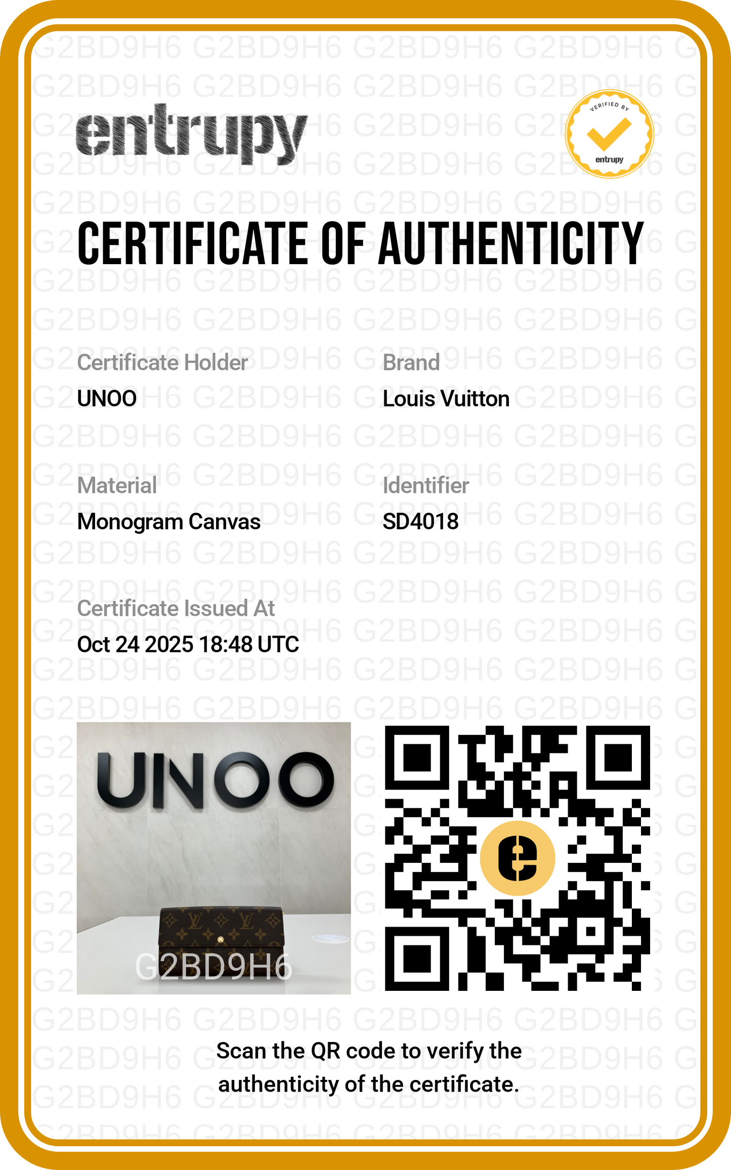 Louis Vuitton Monogram Canvas Sarah Wallet - PRE OWNED