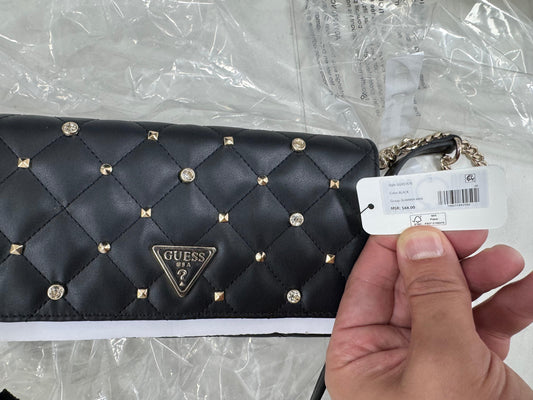 Guess Glimmer Mini Crossbody -  Black