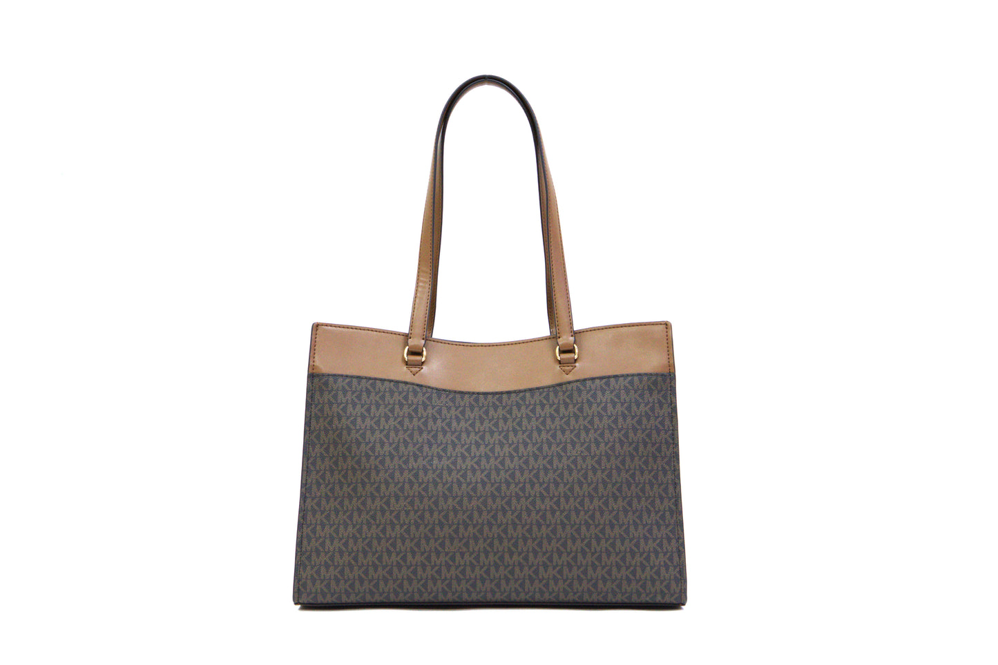 Michael Kors Jet Set Travel Large Brown Pocket Tote - Brown