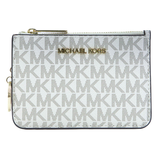 Michael Kors Jet Set Travel Small Coin Pouch - Vanilla