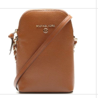 Michael Kors Jet Set Charm Small North/South Chain Phone Crossbody - Luggage
