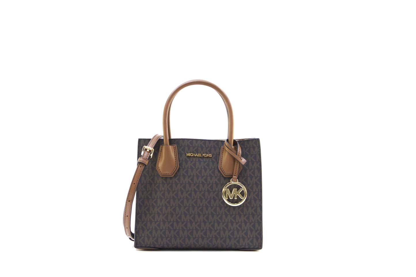 Michael Kors Mercer Medium Satchel Crossbody Bag - Brown