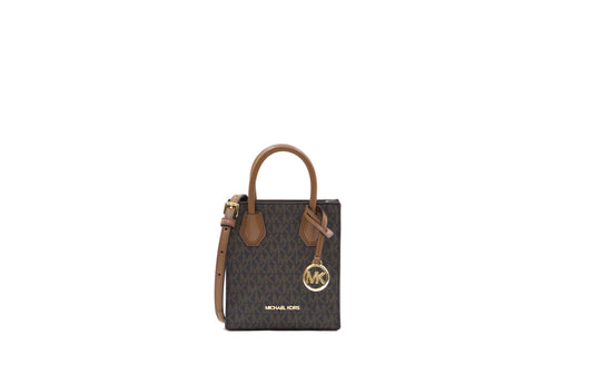 Michael Kors Mercer XS Shopper Crossbody Bag - Brown