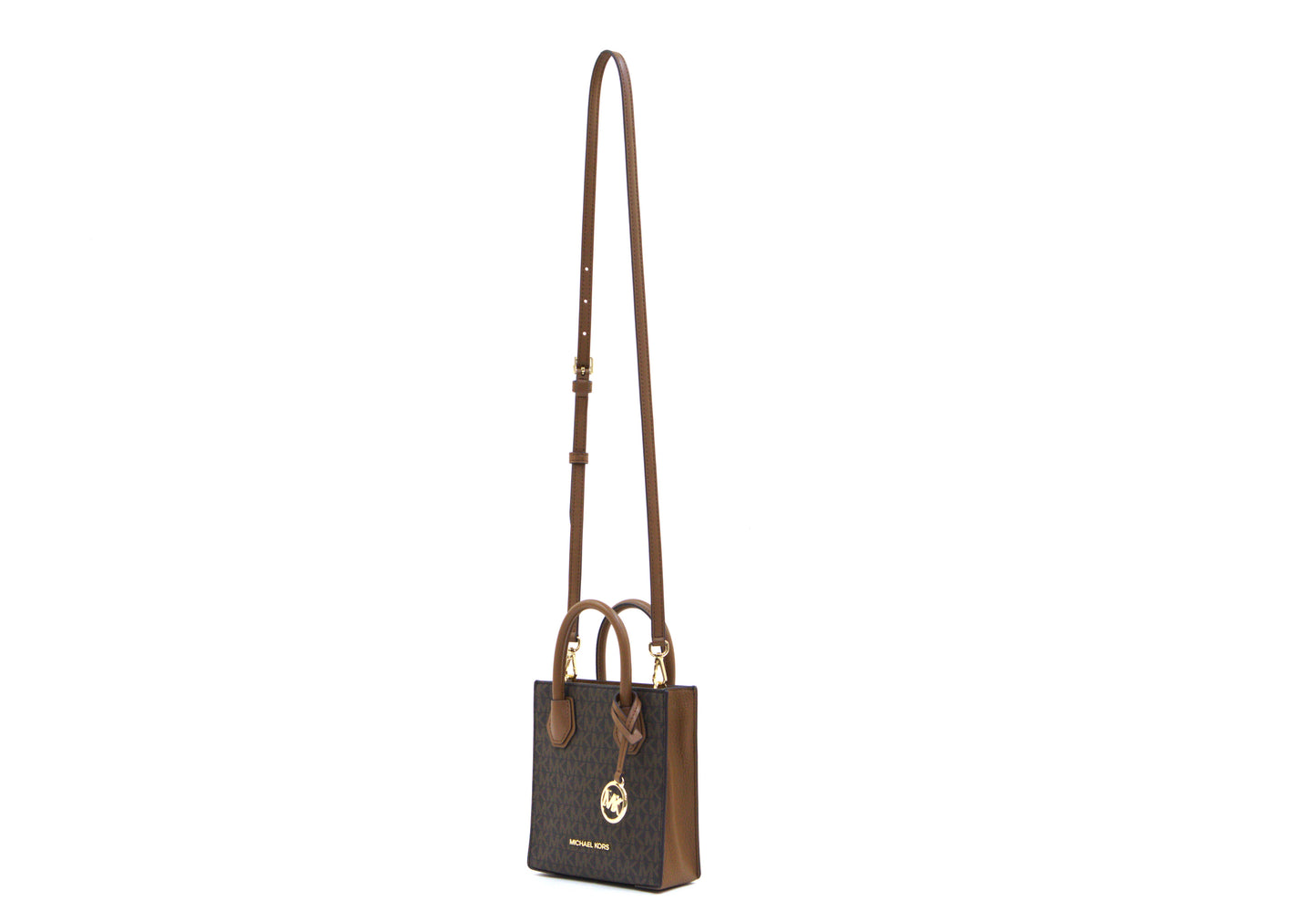 Michael Kors Mercer XS Shopper Crossbody Bag - Brown