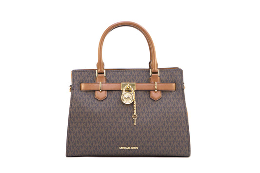 Michael Kors Hamilton Medium Satchel - Brown