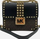 Michael Kors Sonia Crossbody- Brown/ Black