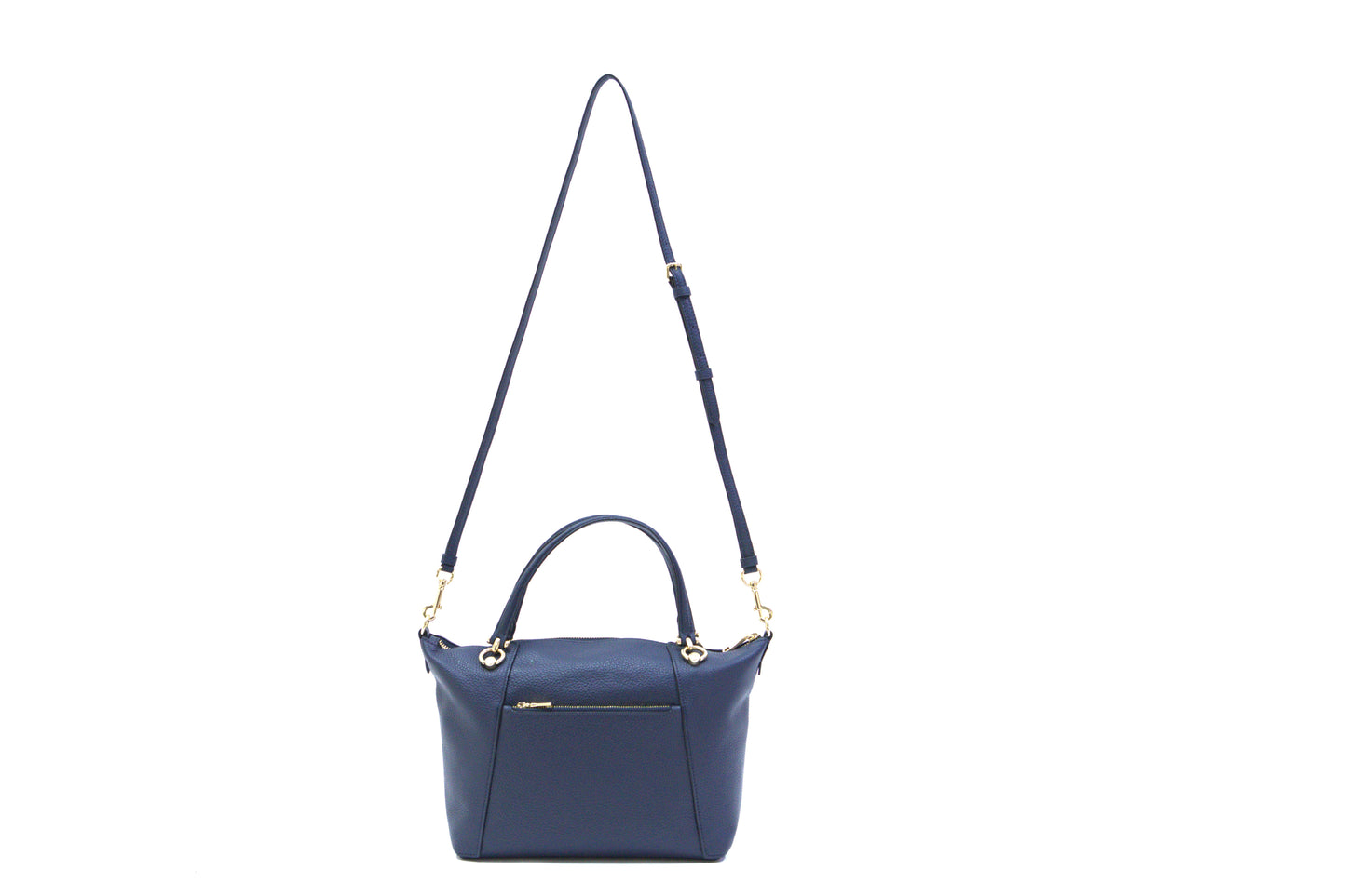 Coach Kacey Pebbled Leather Satchel - Midnight