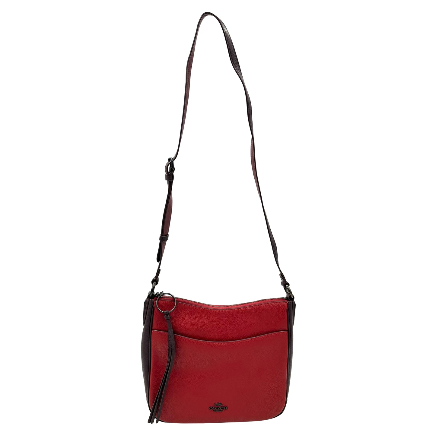 Coach Chaise Colorblock Crossbody Bag - Brick Red Multi