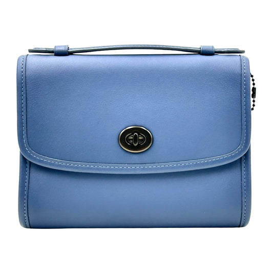 Coach Kip Turnlock Crossbody Glovetanned - Washed Chambray