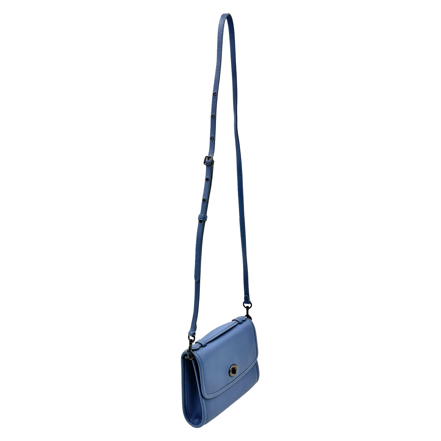 Coach Kip Turnlock Crossbody Glovetanned - Washed Chambray