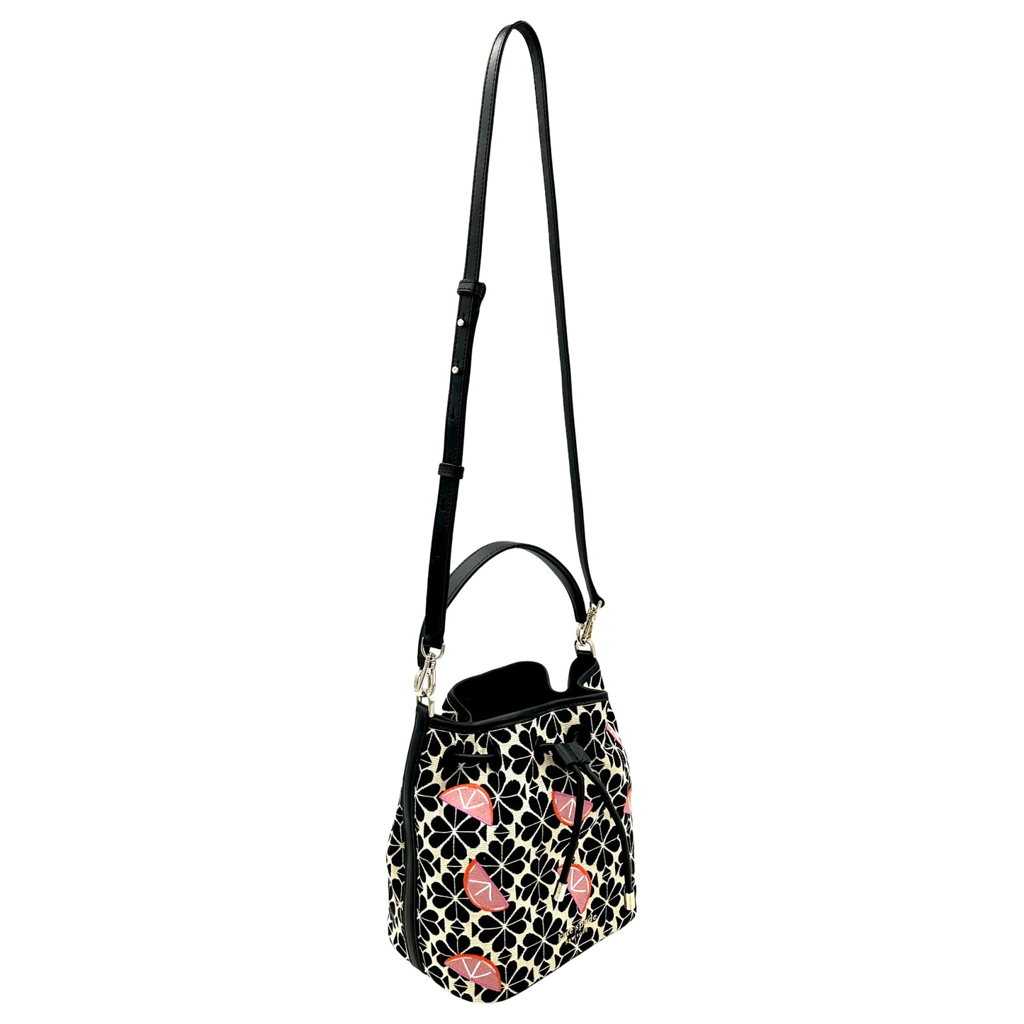 Kate Spade Grapefruit Spade Flower Bucket Crossbody - Black Multi