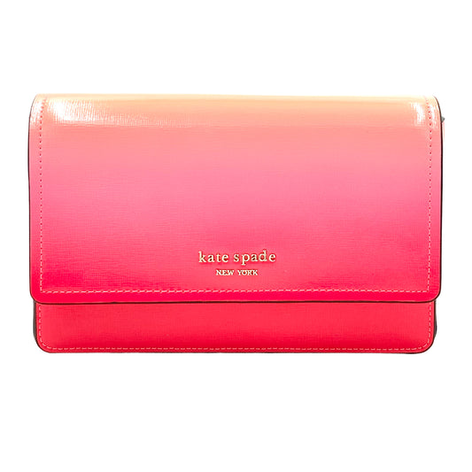 Kate Spade New York Morgan Ombre Flap Chain Wallet Crossbody - Melon Ball