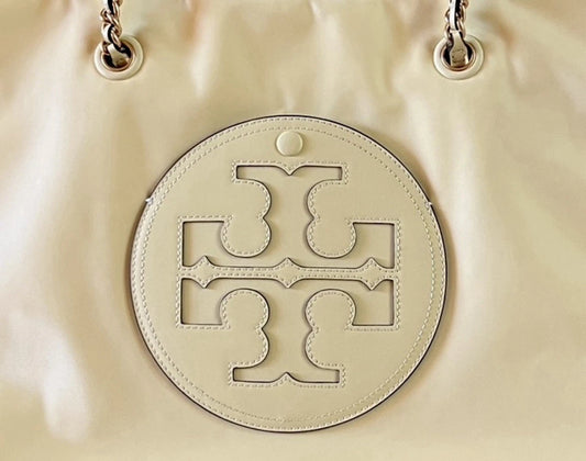 Tory Burch Ella Chain Tote Bag – Lemon Sugar