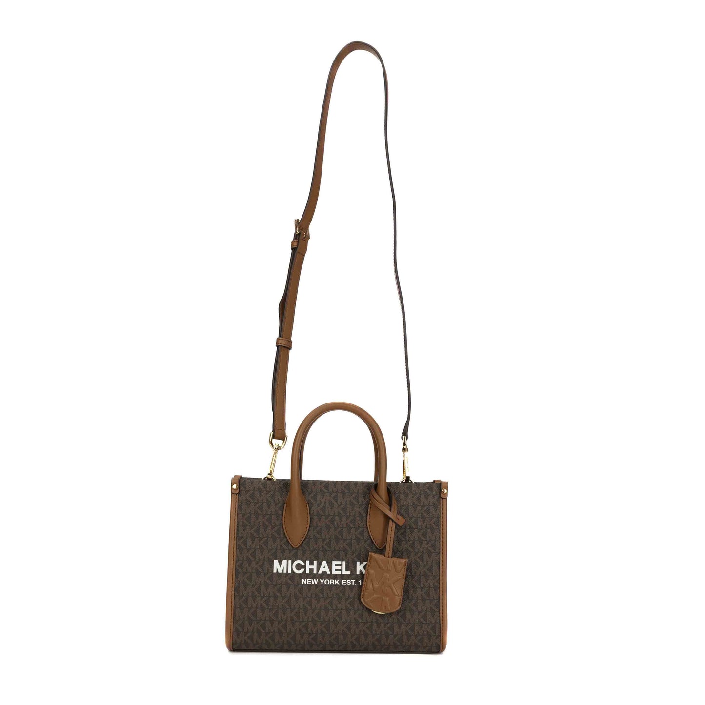 Michael Kors Mirella Small Logo Crossbody Bag - Brown - 196163437613
