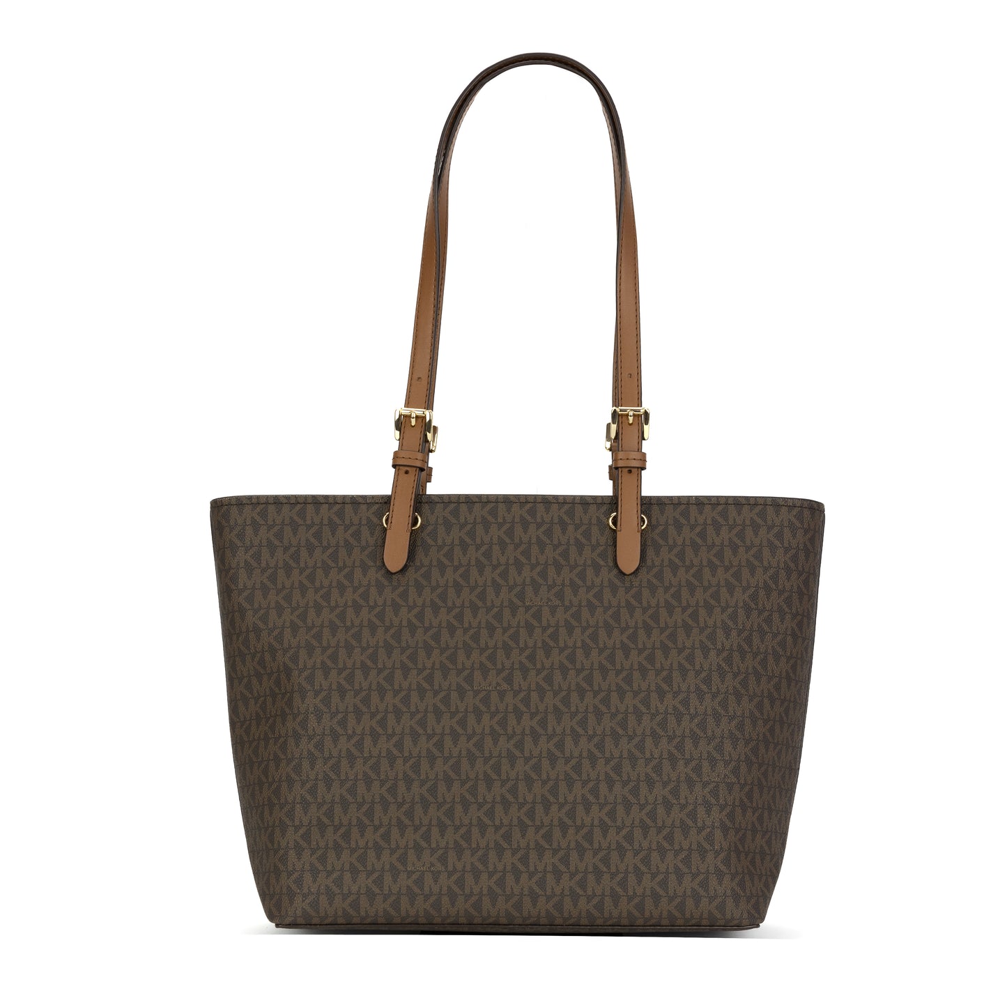 Michael Kors Jet Set Travel Medium Double Pocket Tote - Brown