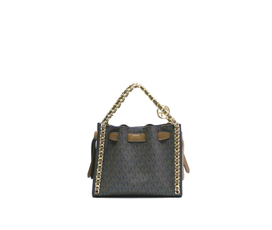 Michael Kors Mina Crossbody Bag- Brown