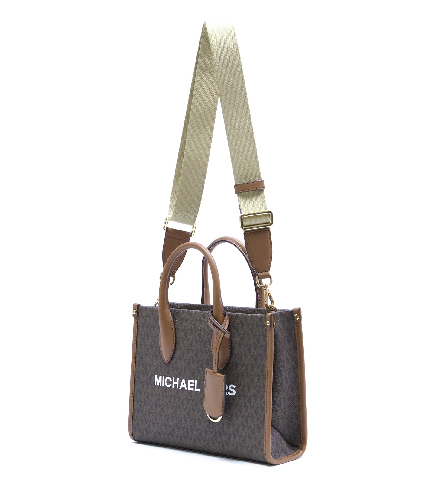 Michael Kors Mirella Small Signature Logo Crossbody Bag - Brown