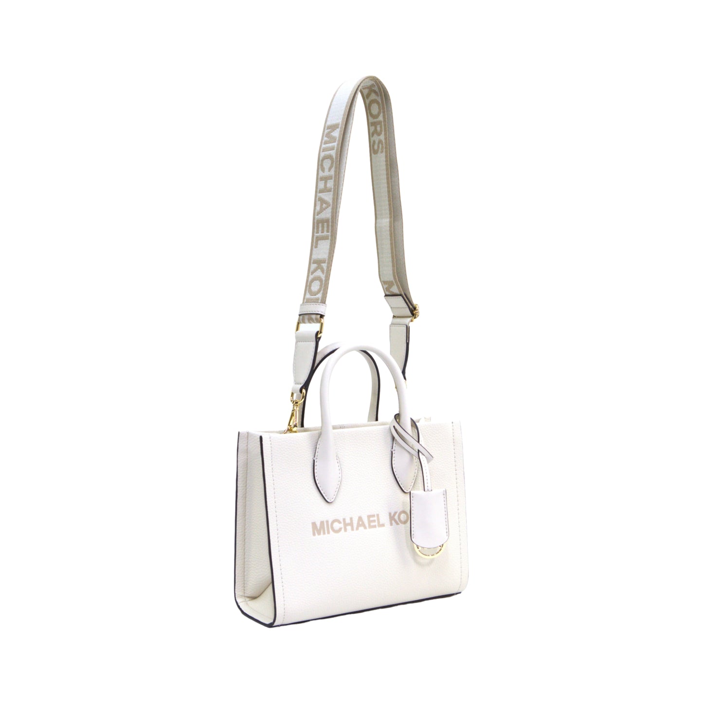 Michael Kors Mirella Small Shopper Crossbody Bag - Light Cream