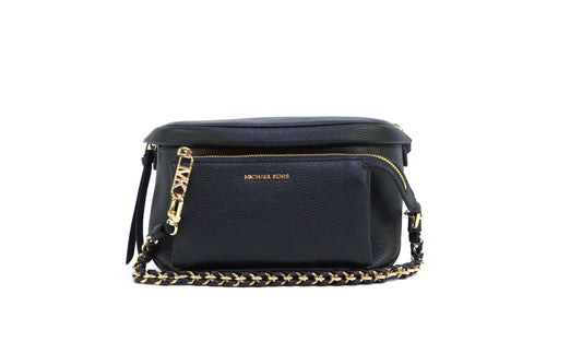 Michael Kors Slater Medium Pebbled Leather Sling Pack - Black