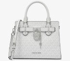 Michael Kors Hamilton Small Monogram Tote- White