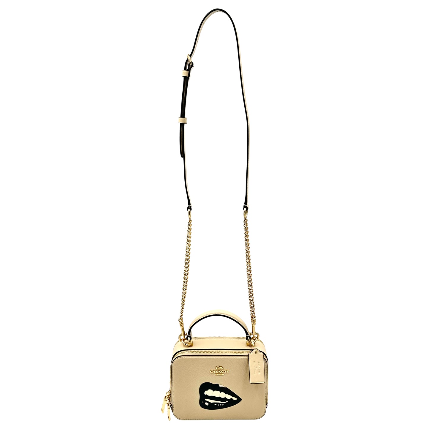 Coach X Tom Wesselmann Box Crossbody - Ivory