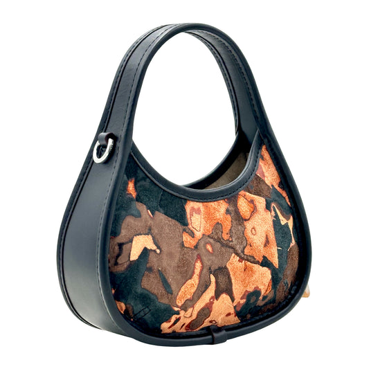 Coach Mini Ergo Bag In Upcrushed Upcrafted Leather - Terracotta/Maple Multi