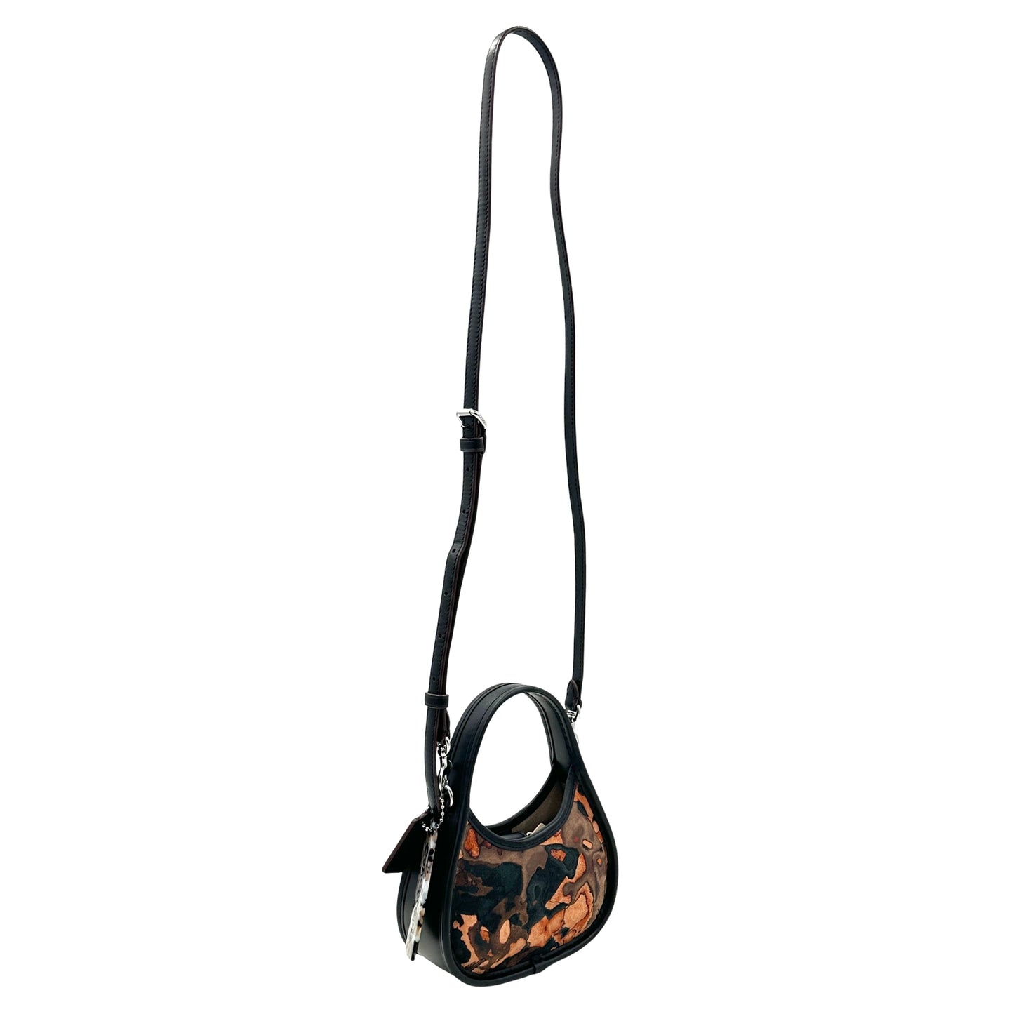 Coach Mini Ergo Bag In Upcrushed Upcrafted Leather - Terracotta/Maple Multi