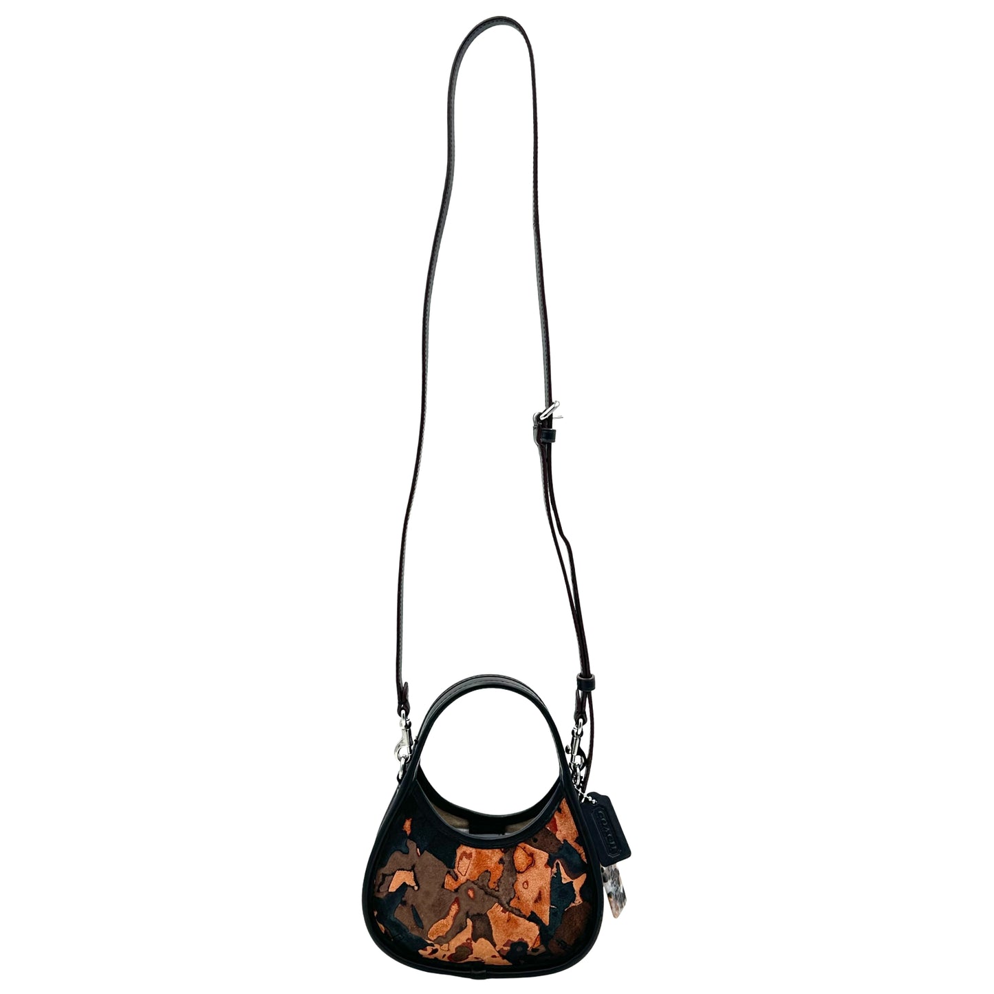 Coach Mini Ergo Bag In Upcrushed Upcrafted Leather - Terracotta/Maple Multi