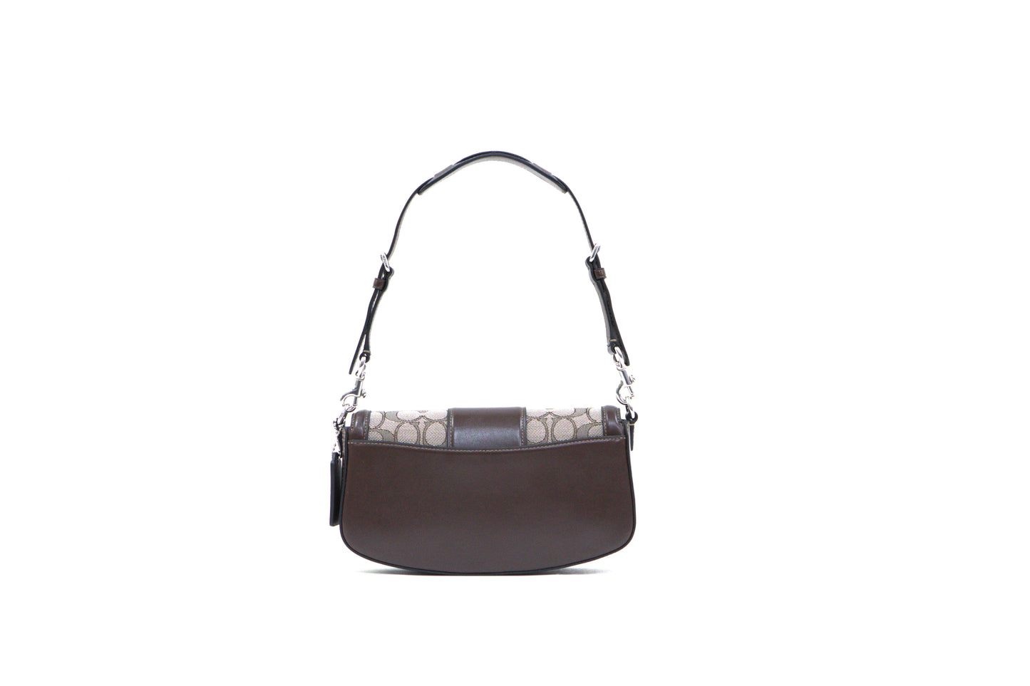 Coach Andrea Shoulder Bag In Signature Jacquard - Oak/Maple