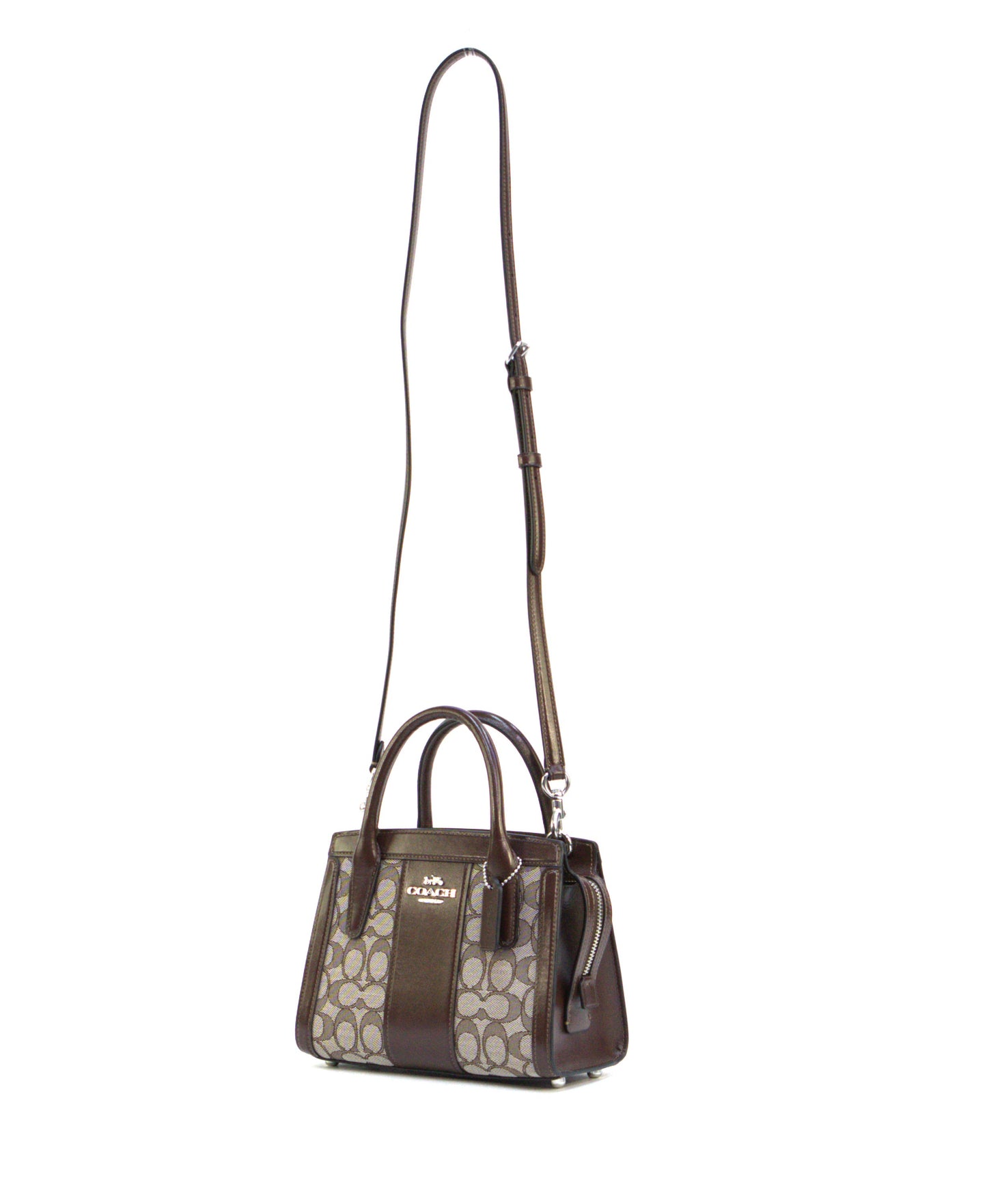 Coach Andrea Carryall Bag In Signature Jacquard - Oak Maple