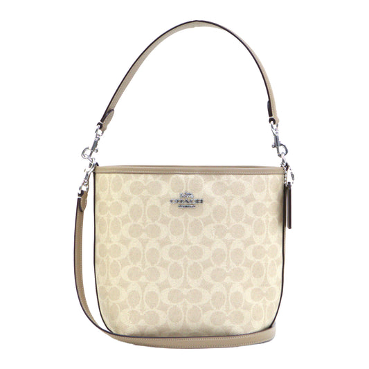 Coach City Bucket Bag In Signature Canvas - Sand Taupe