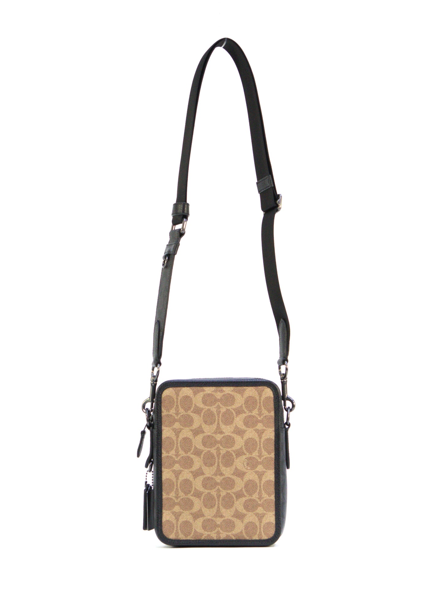 Coach Sullivan Crossbody In Blocked Signature Canvas - Tan/Charcoal/Black