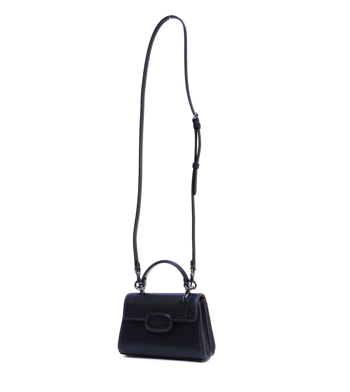 Coach Eliza Mini Top Handle Crossbody Bag - Black