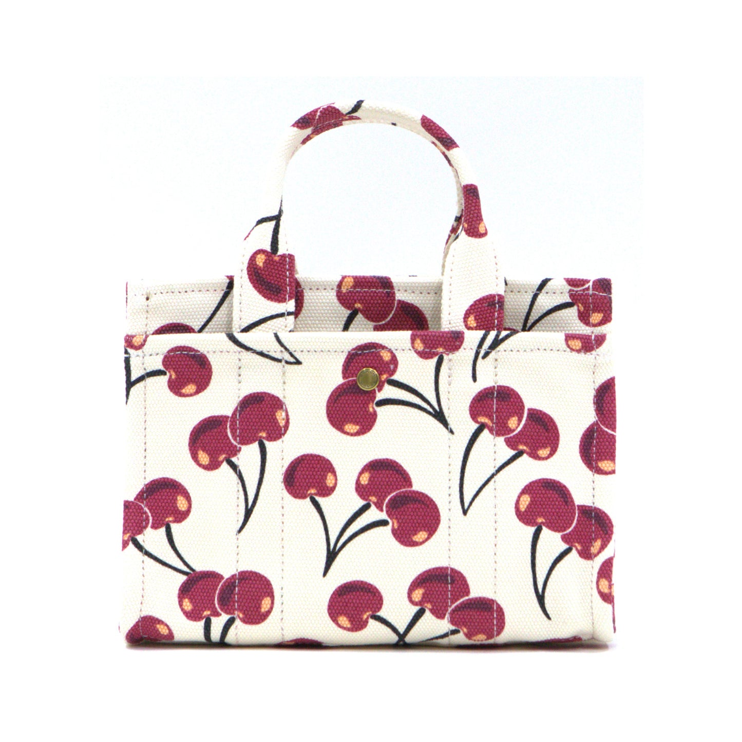 Coach Cargo Tote Bag 20 with Cherry Print - Chalk Multi