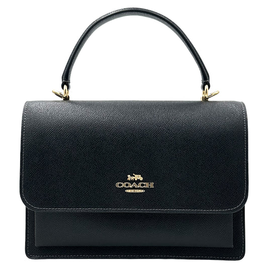 Coach Klare Crossbody Grain Top Handle Crossbody- Black